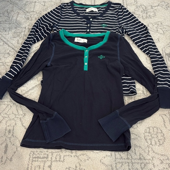 Lot of two Gilly Hicks long sleeve sleep shirts from the mid 2000’s, size M - Picture 1 of 3